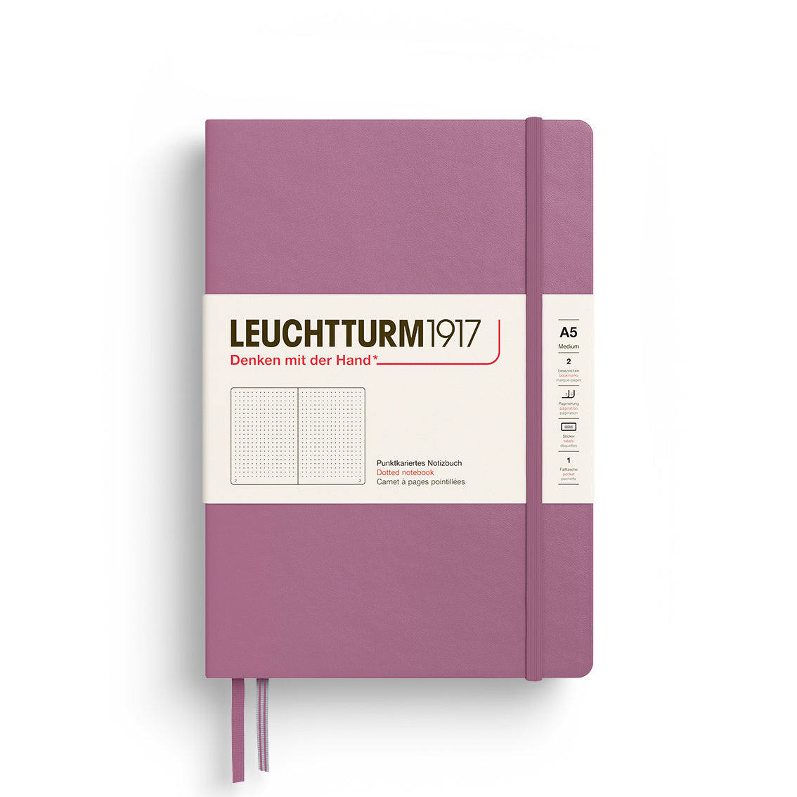 Leuchtturm1917 - A5 Medium Hardcover Dotted Notebook