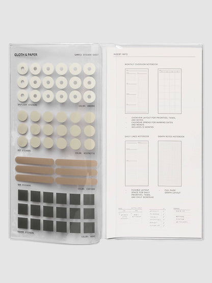 Cloth & Paper - FORMA Travel Notebook Set - A5 Slim