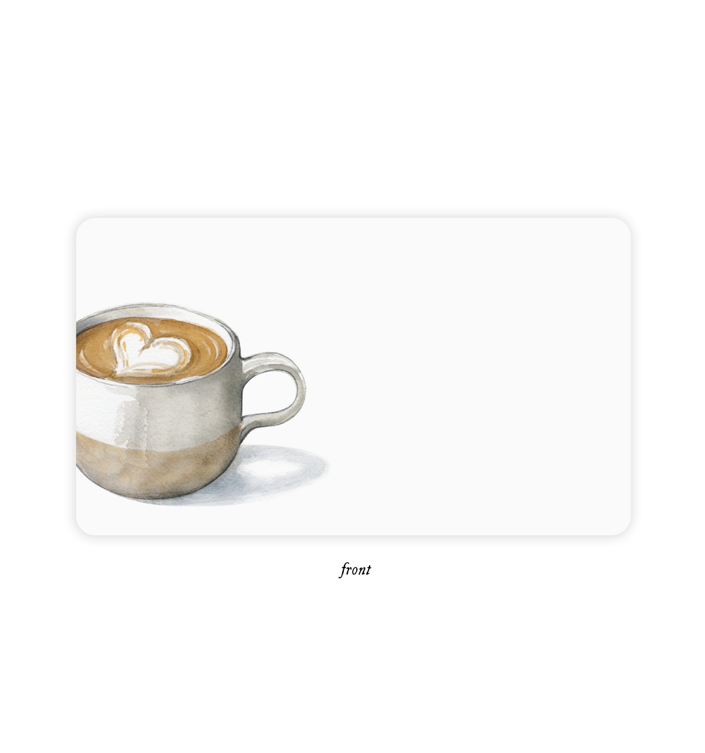 E. Frances Paper Latte Love Little Notes® Coffee cup
