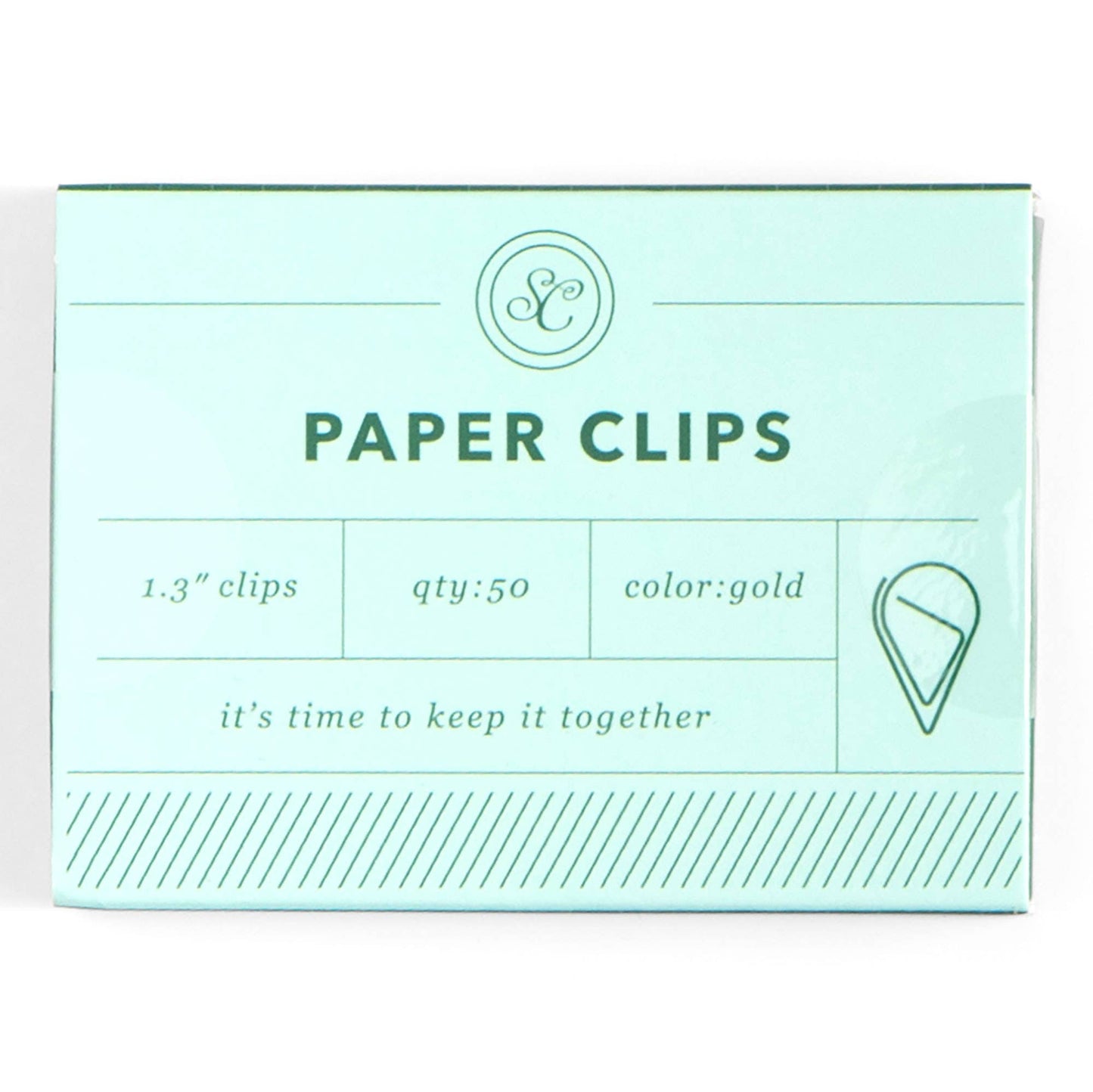 Studio Calico - Keep It Together Paper Clips - Blue