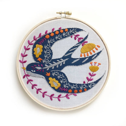 Rikrack - Swallow Embroidery Kit
