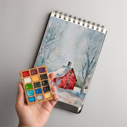 Viviva Colors - Winter Pans - Mini Palette - 15 colors