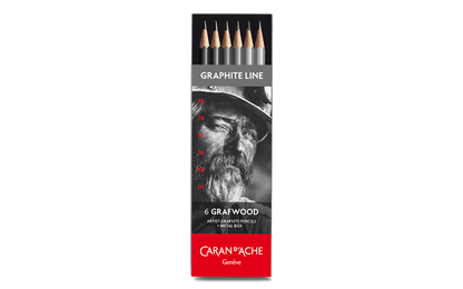 Caran d'Ache - Box of 6 Graphite Pencils