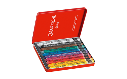 Caran d'Ache - Set of 10 NEOCOLOR™ II Pastels in Metal Box