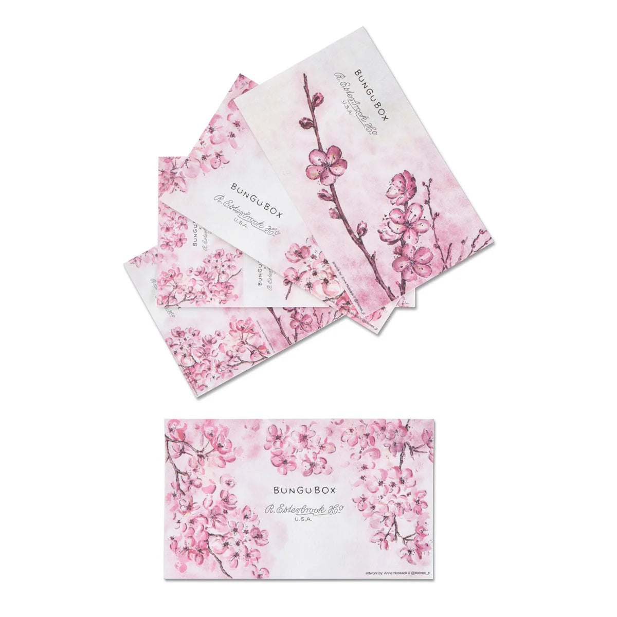 Esterbrook Pens X BUNGU - Blotting Paper - Cherry Blossom