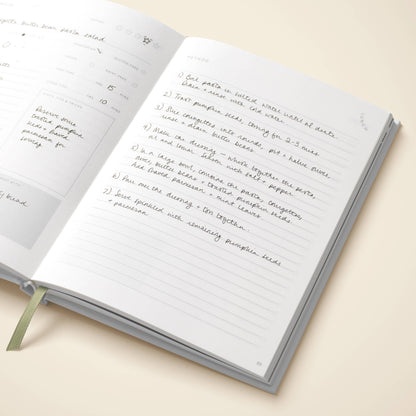 Papier Guided Recipe Journal A5 Hardcover