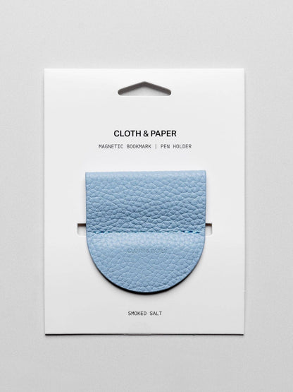 Cloth & Paper - Magnetic Bookmark Pen Holder - Leather