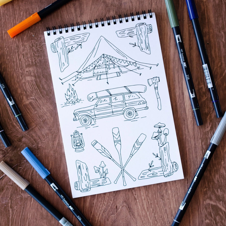 Antiquaria Coloring Book - The Great Outdoors