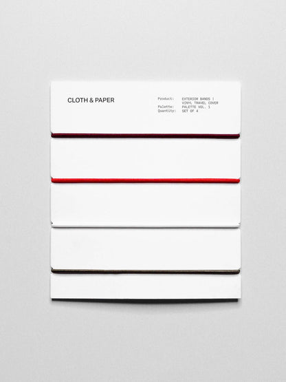 Cloth & Paper - Exterior Bands - Vinyl Travel Cover