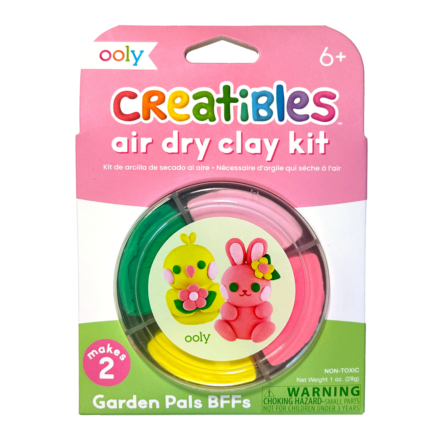 Ooly - Creatibles: Air Dry Clay BFFs Kit - Garden Pals