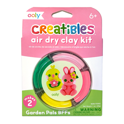 Ooly - Creatibles: Air Dry Clay BFFs Kit - Garden Pals