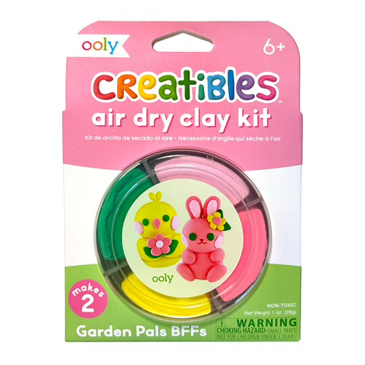 Ooly - Creatibles: Air Dry Clay BFFs Kit - Garden Pals