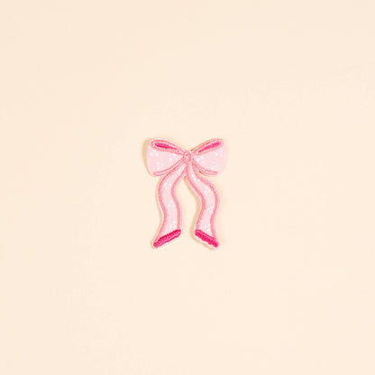 The Darling Effect - Mix & Match Iron-On Patch–Bow Pink