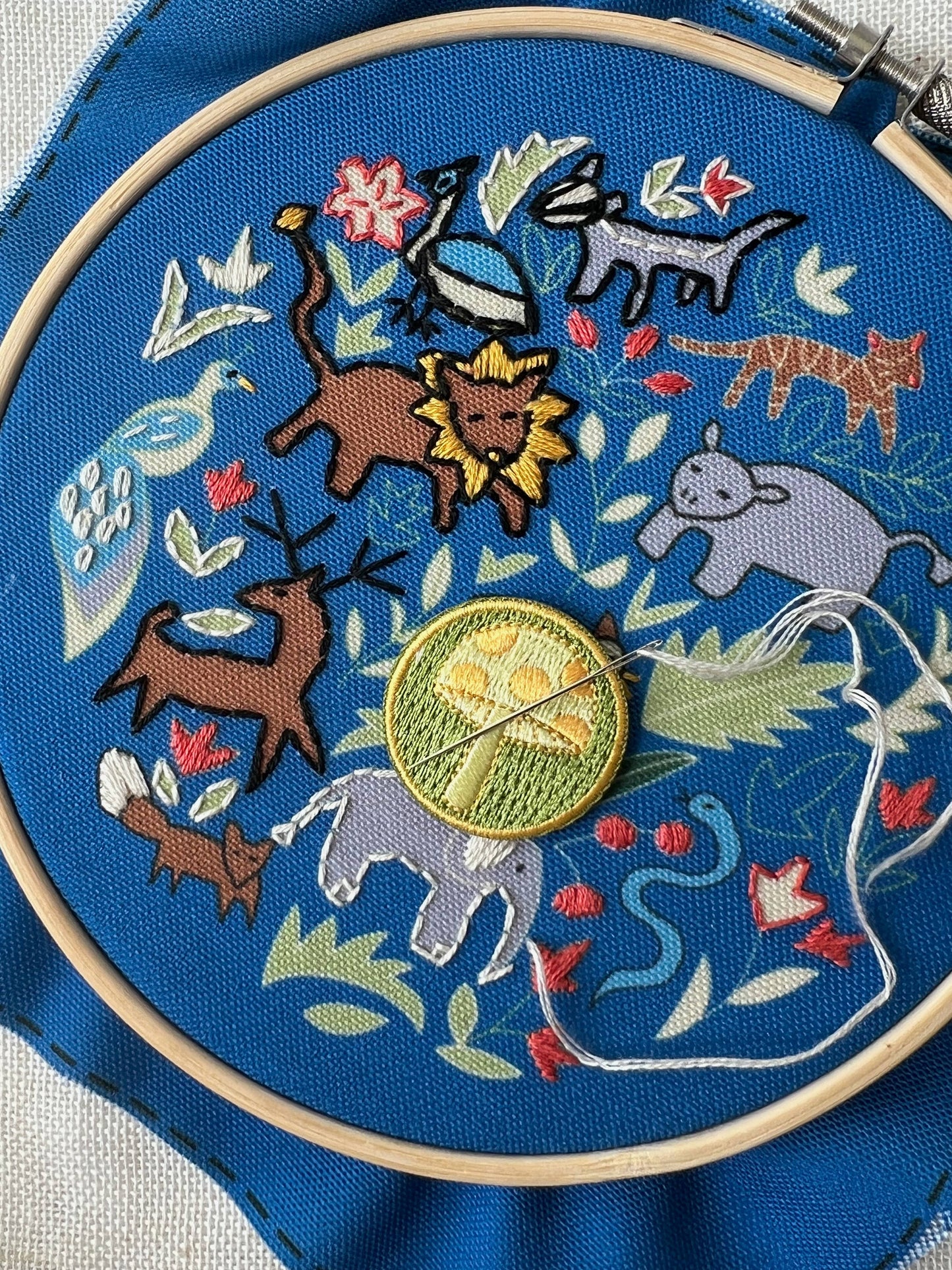 Rikrack - Mushroom Embroidery Needle Minder