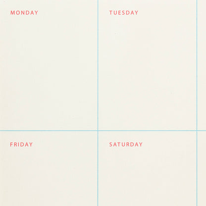 Shorthand Press Weekly Notepad