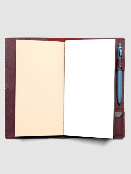 Cloth & Paper - Genuine Leather Travel Notebook Cover - A5 Slim