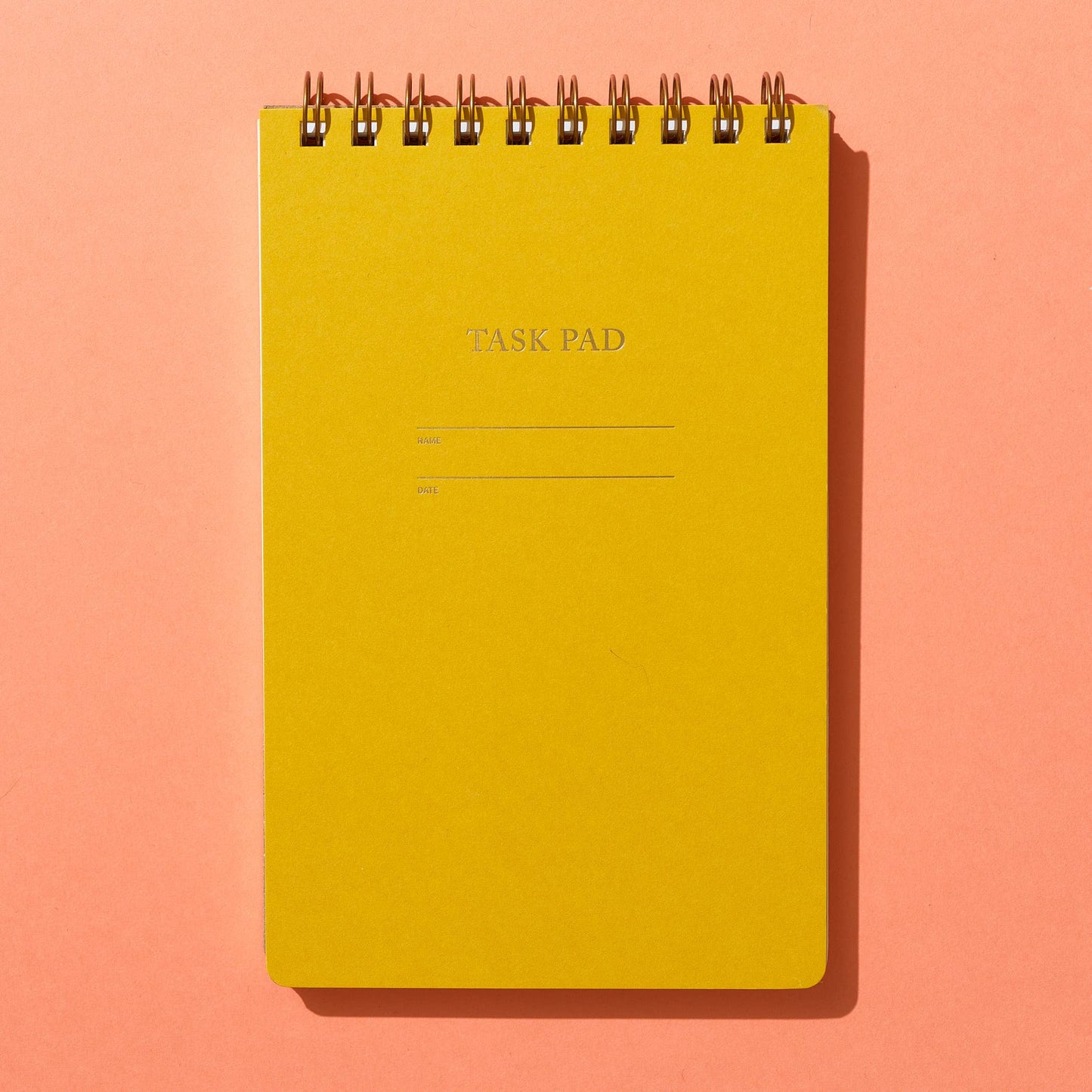 Shorthand Press Task Pad Notebook - Mustard