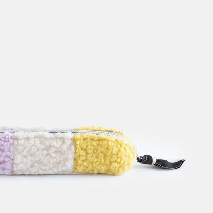 Caroline Gardner - Multi Stripe Borg Pencil Case