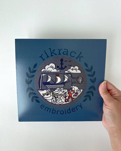 Rikrack - Ship Embroidery Kit