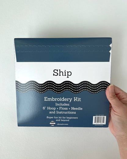 Rikrack - Ship Embroidery Kit