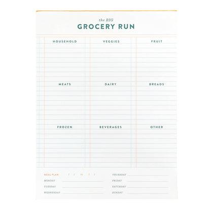 Studio Calico - Notepad - Grocery Run 6x8 Weekly