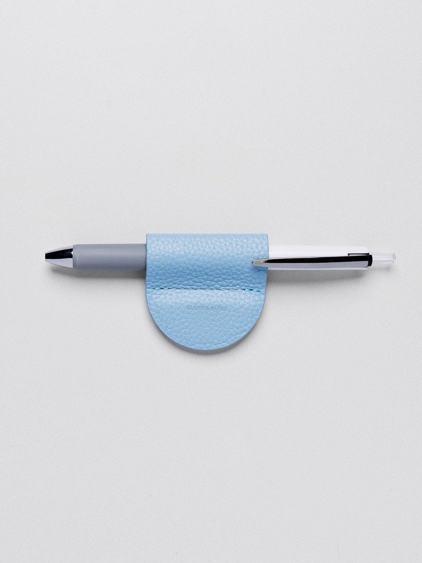 Cloth & Paper - Magnetic Bookmark Pen Holder - Leather