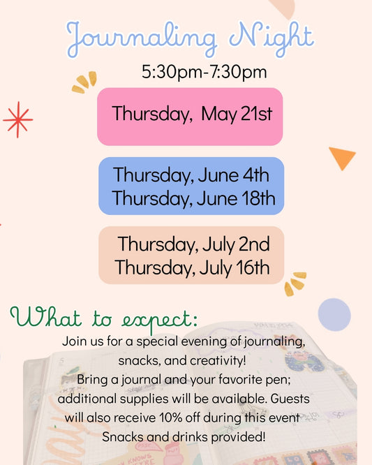 Monthly Journaling Night