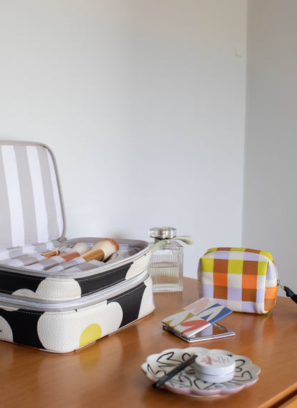Caroline Gardner Multi Check Ultra Mini Cube
