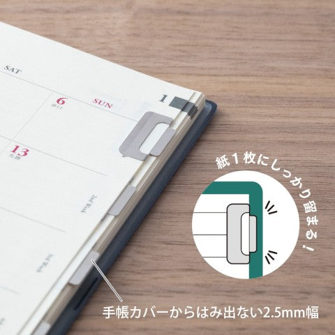 Midori Paper Index Clips - 8 pieces