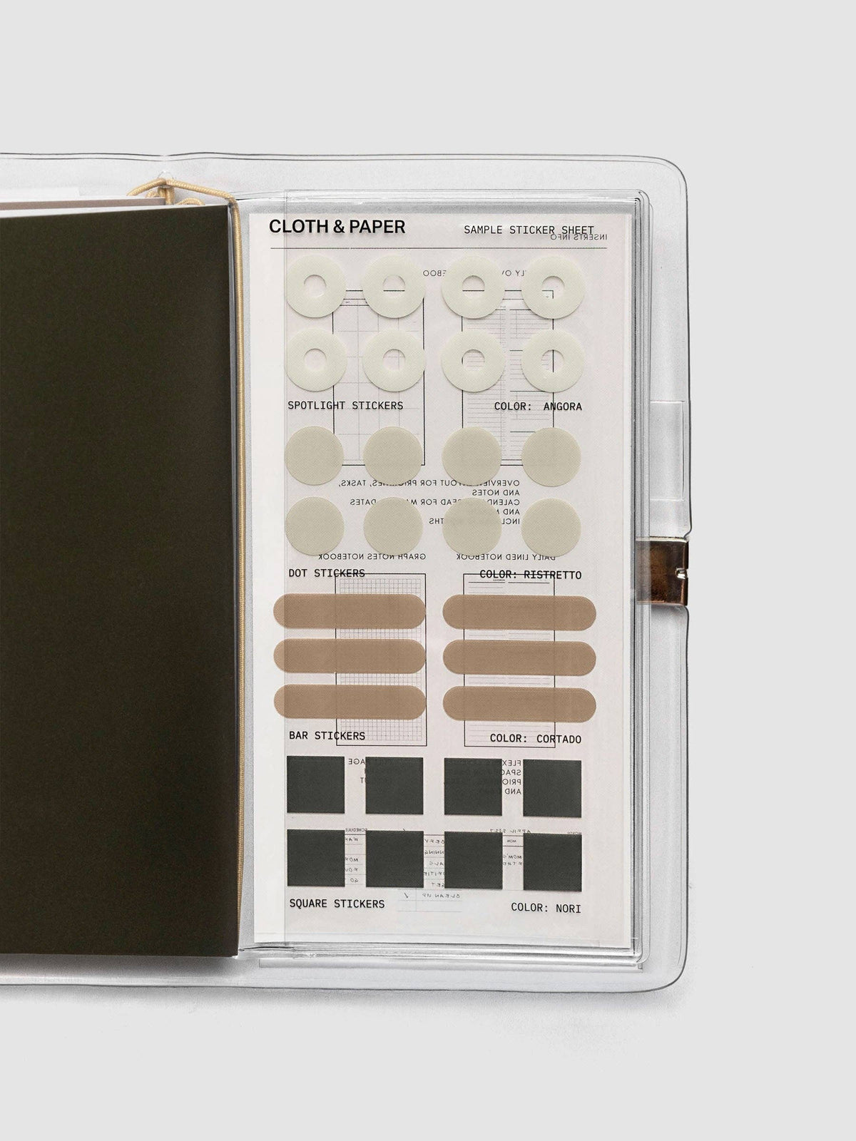 Cloth & Paper - FORMA Travel Notebook Set - Pocket Plus