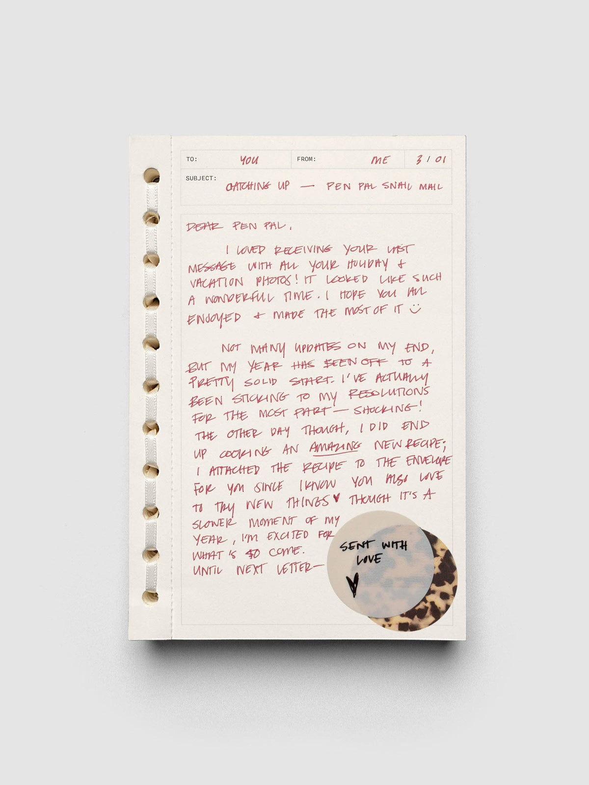 Cloth & Paper - Message Pad