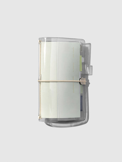 Cloth & Paper - Clear Vinyl Travel Notebook Cover - Pocket Plus