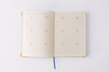 Good Juju Ink - 2026 Vine Pattern 17-Month Medium Bound Planner