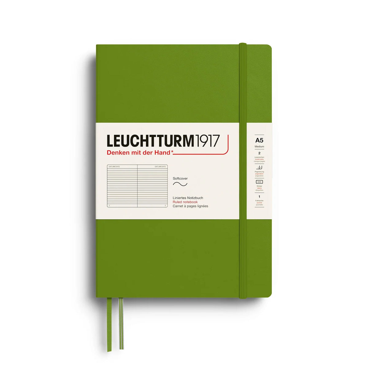 Leuchturm1917 - 2027 Human Intelligence Collection - A5 Softcover Notebook