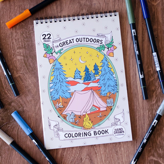 Antiquaria Coloring Book - The Great Outdoors