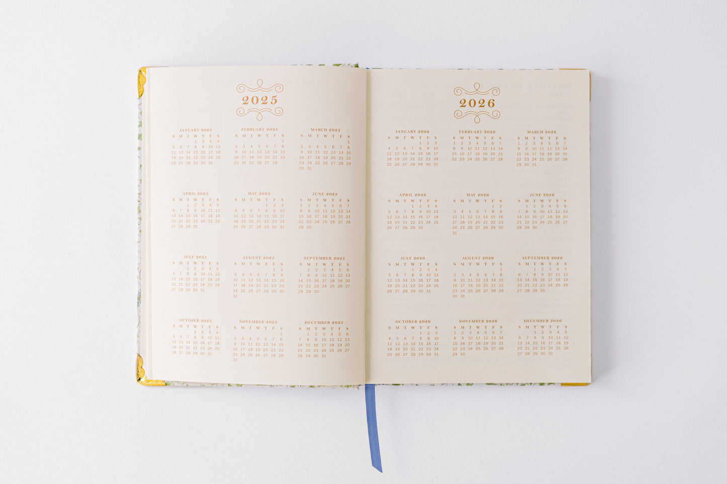 Good Juju Ink - 2026 Vine Pattern 17-Month Medium Bound Planner