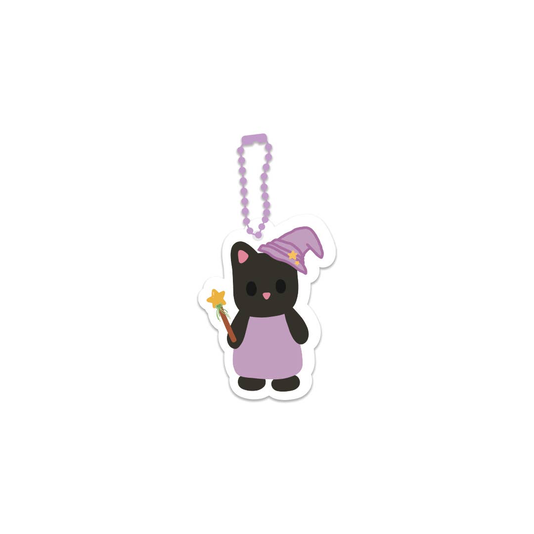The Paper + Craft Pantry - Bag + Journal Charm: Witchy Cat