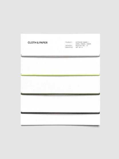 Cloth & Paper - Exterior Bands - Vinyl Travel Cover