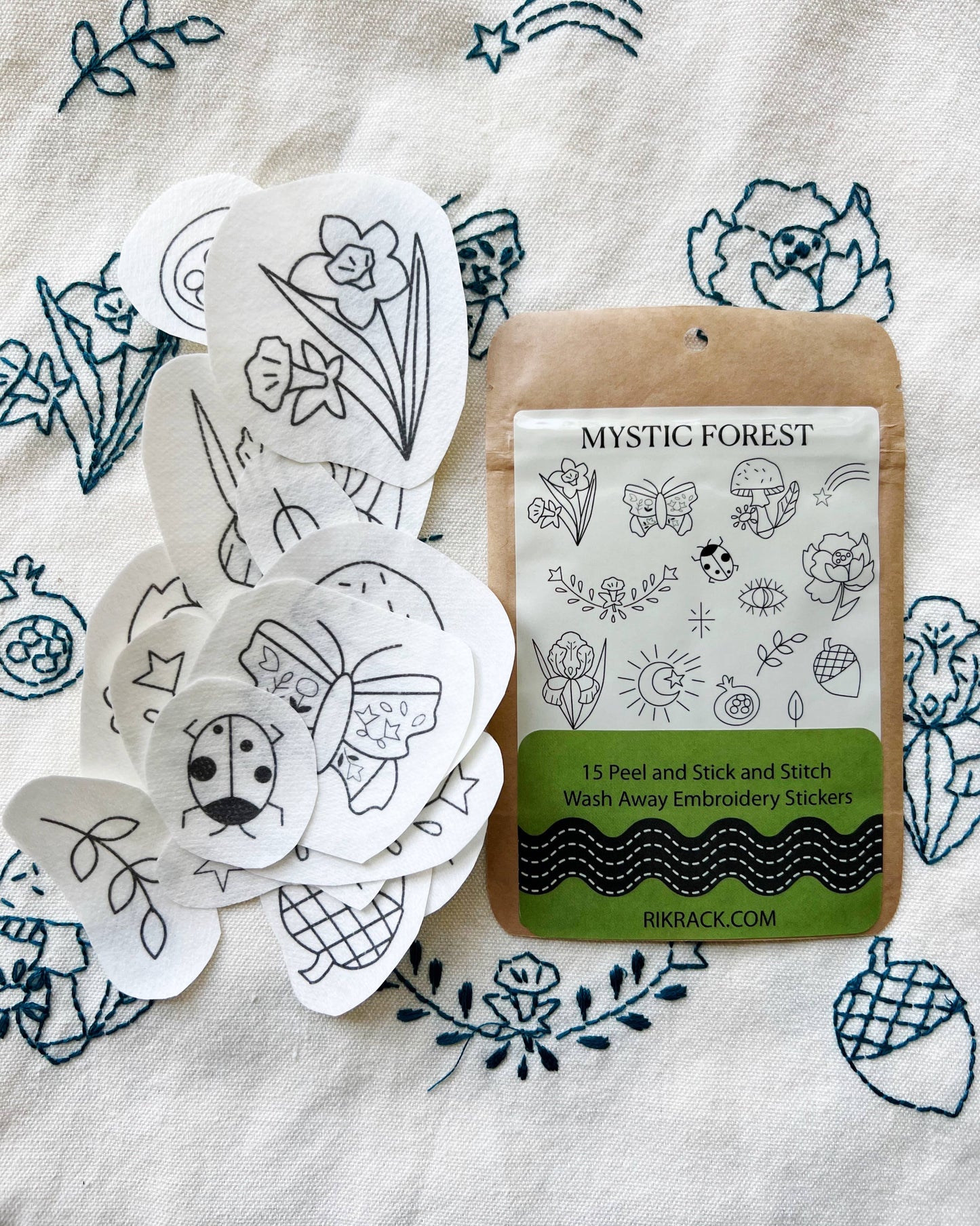 Rikrack - Mystic Forest Stick and Stitch Embroidery Patterns