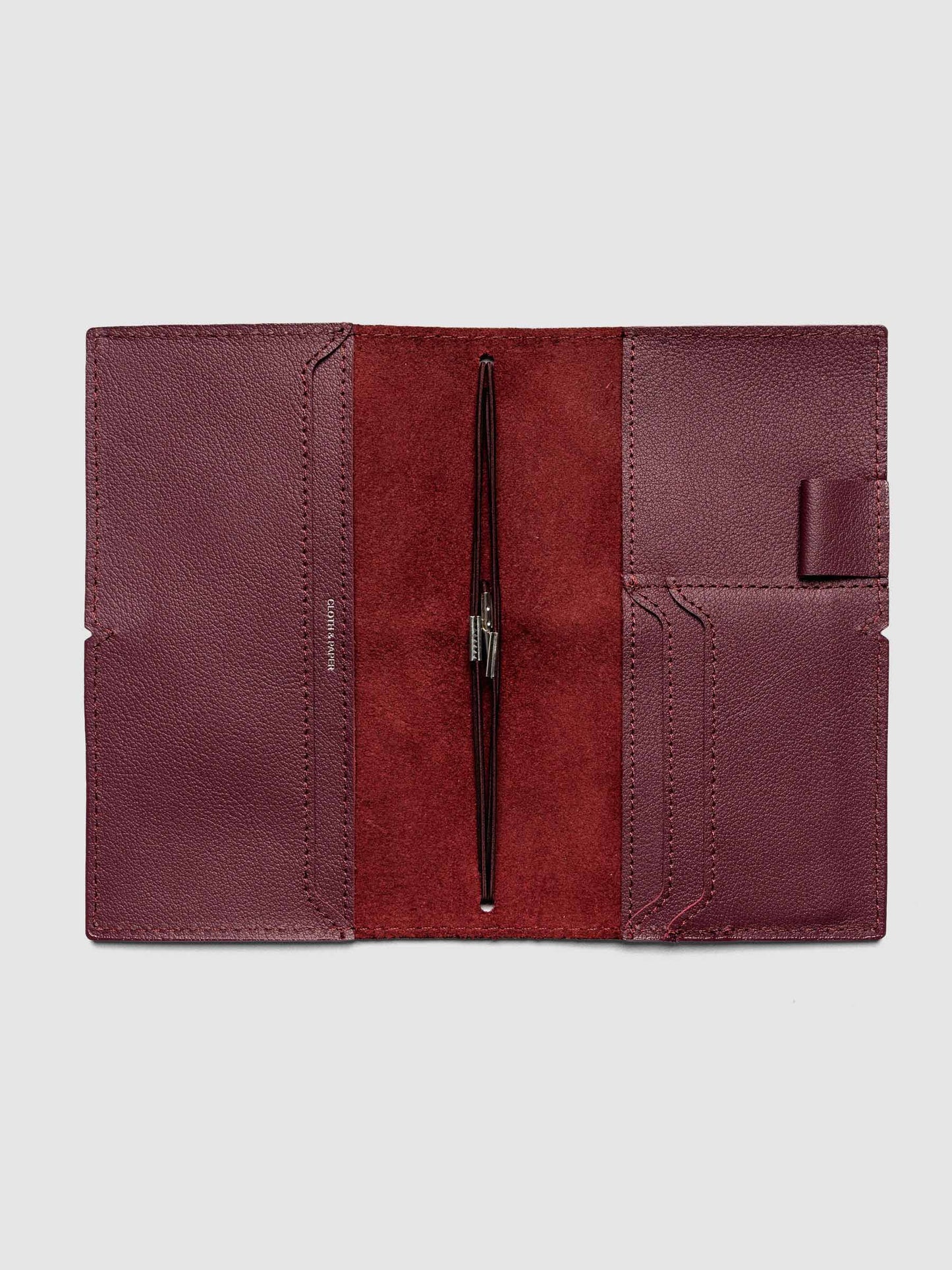 Cloth & Paper - Genuine Leather Travel Notebook Cover - Pocket Plus