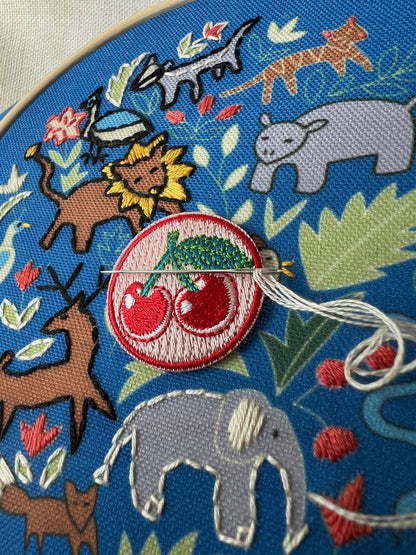 Rikrack - Cherries Embroidery Needle Minder