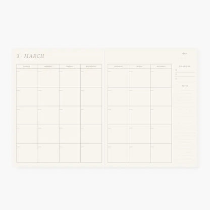 Botanica Paper Co. - Undated Monthly Planner