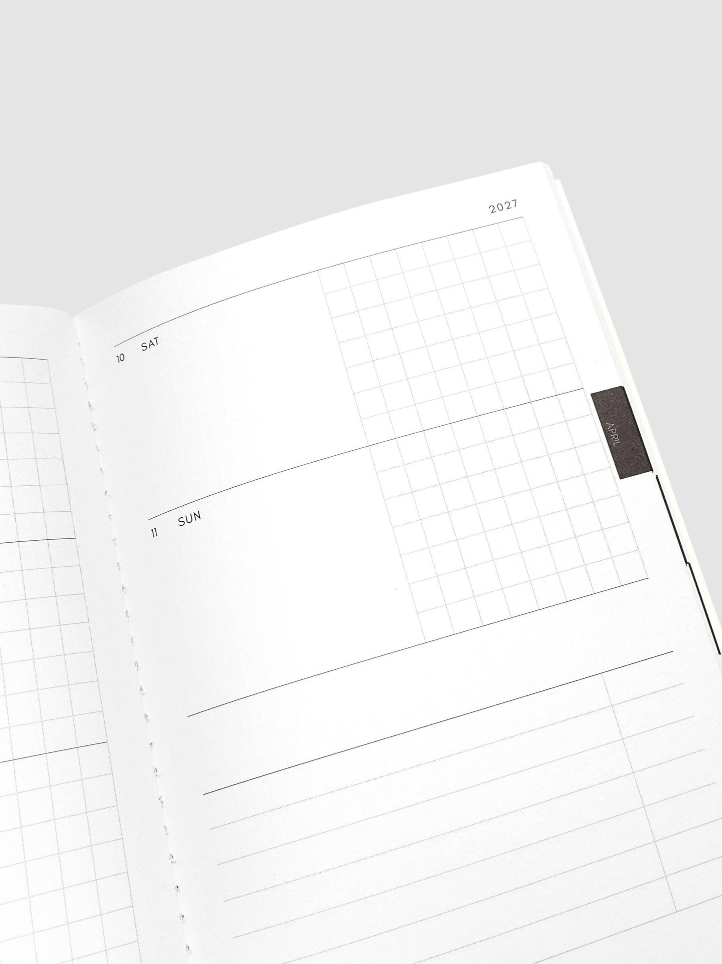 Cloth & Paper - 2027 Dated Travel Notebook Set - Weekly Horizontal - A5 Slim