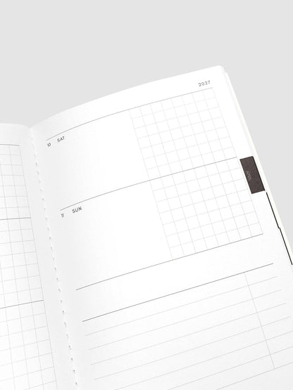 Cloth & Paper - 2027 Dated Travel Notebook Set - Weekly Horizontal - A5 Slim