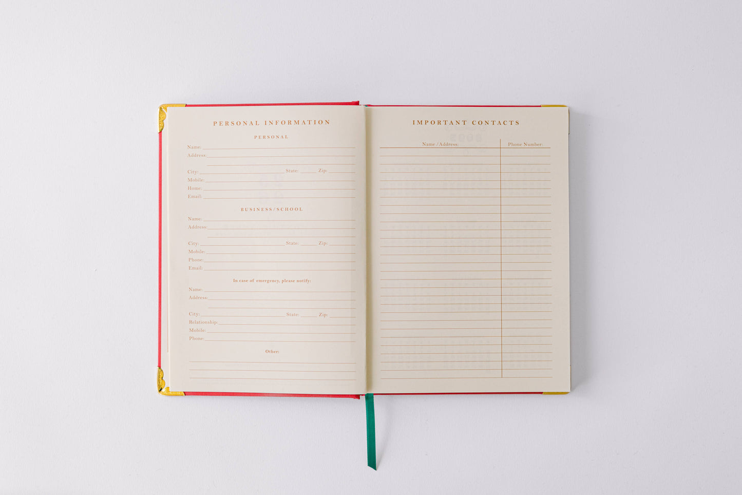 Good Juju Ink - 2026 Tulip Blind Embossed 17-Month Medium Bound Planner