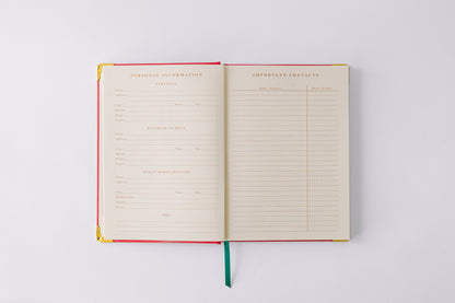 Good Juju Ink - 2026 Tulip Blind Embossed 17-Month Medium Bound Planner
