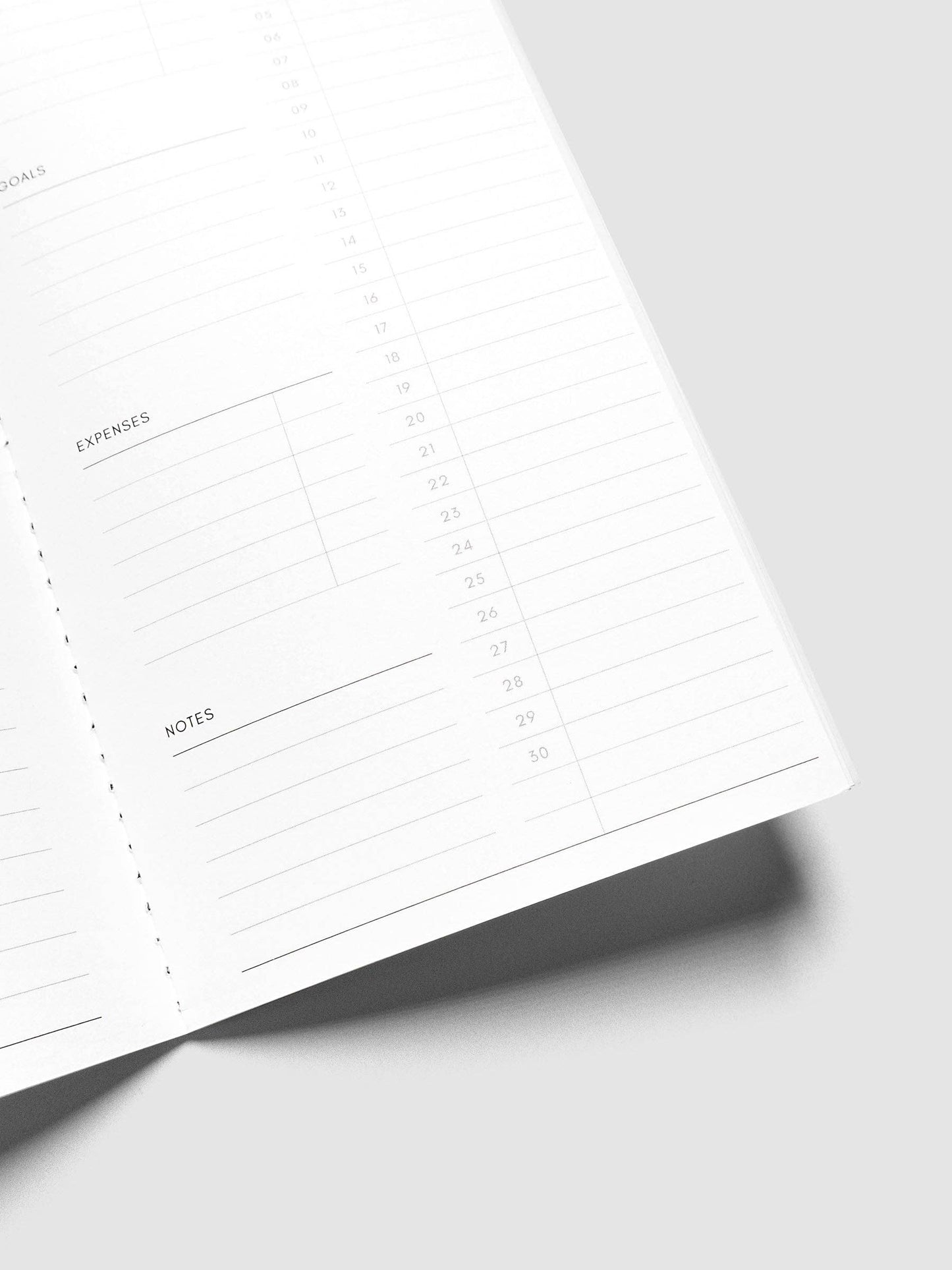 Cloth & Paper - 2027 Dated Travel Notebook - Monthly - A5 Slim