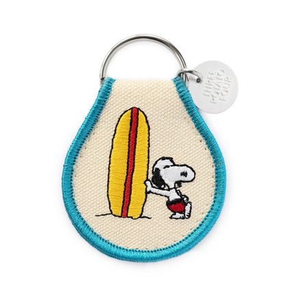 Three Potato Four - 3P4 x Peanuts® - Snoopy Surf Patch Keychain