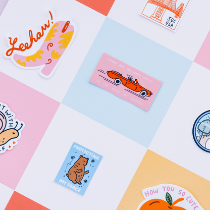 No Speed Limits Sticker