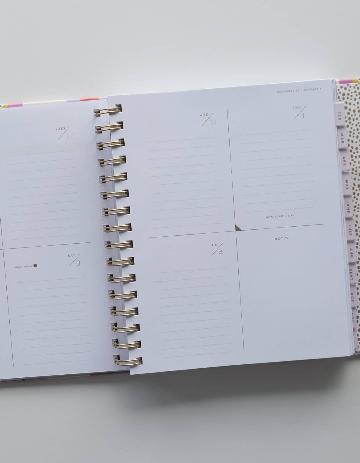 Idlewild Co. 2026 Hardcover Planner, Floral Checks